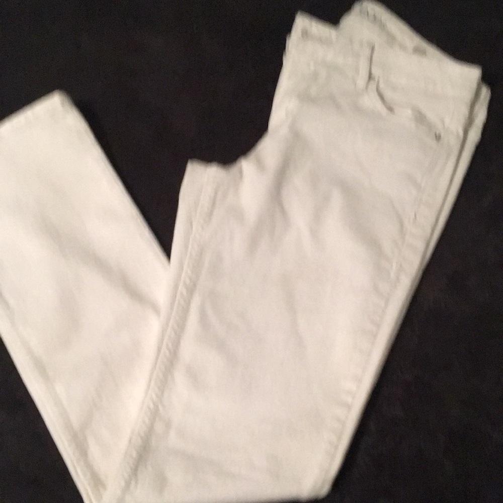 Calvin Klein white straight leg jeans 29x32